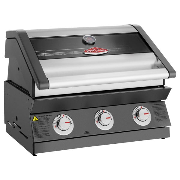 1600E Series - 3 Burner Built In BBQ