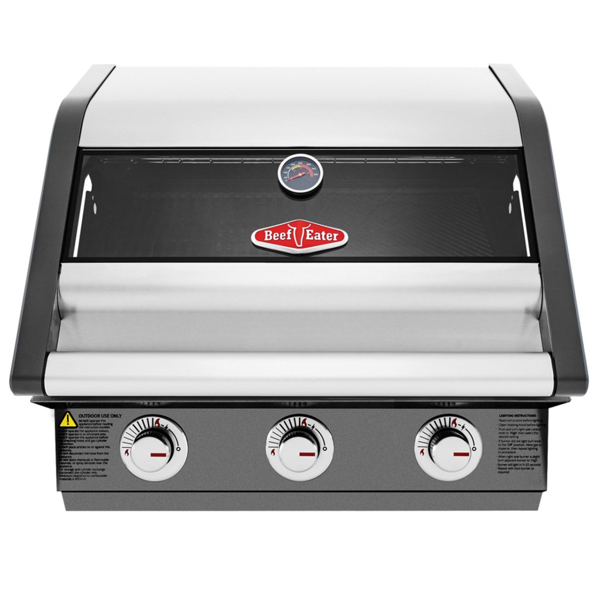 1600E Series - 3 Burner Built In BBQ