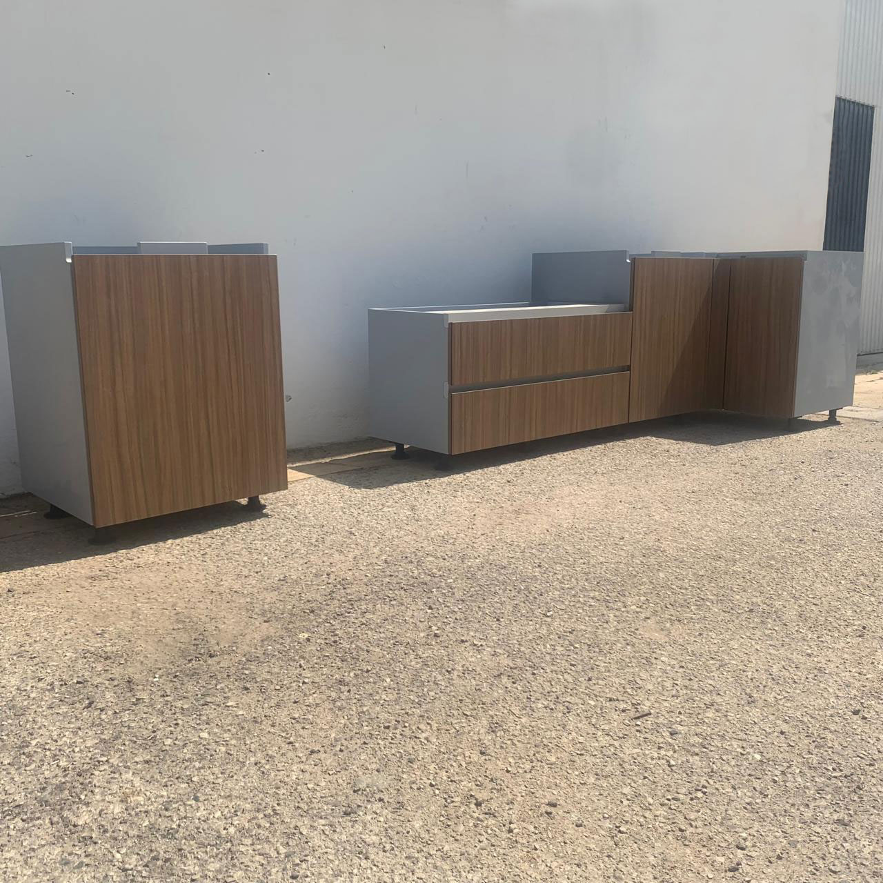 B2B project G-shaped outdoor kitchen
