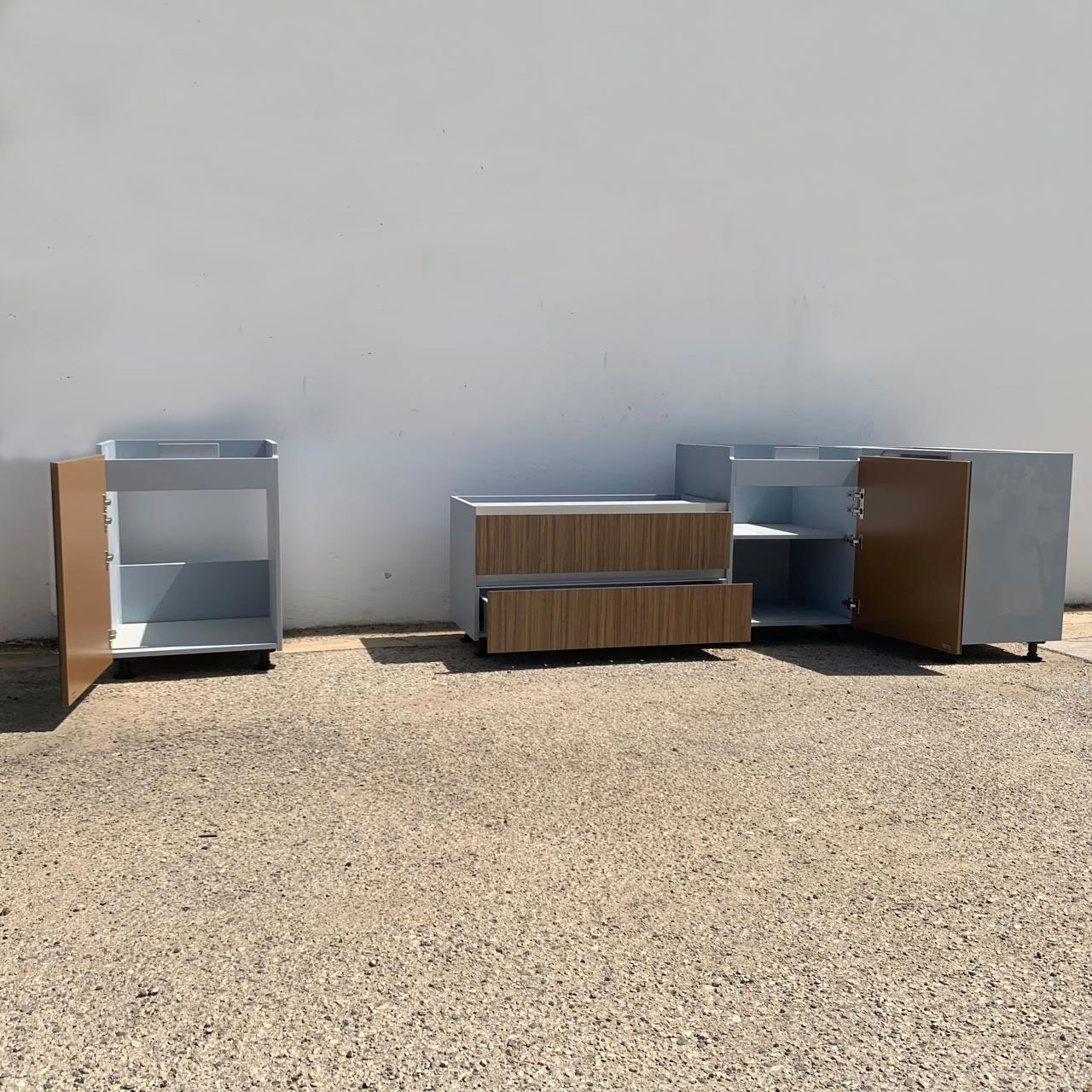 B2B project G-shaped outdoor kitchen