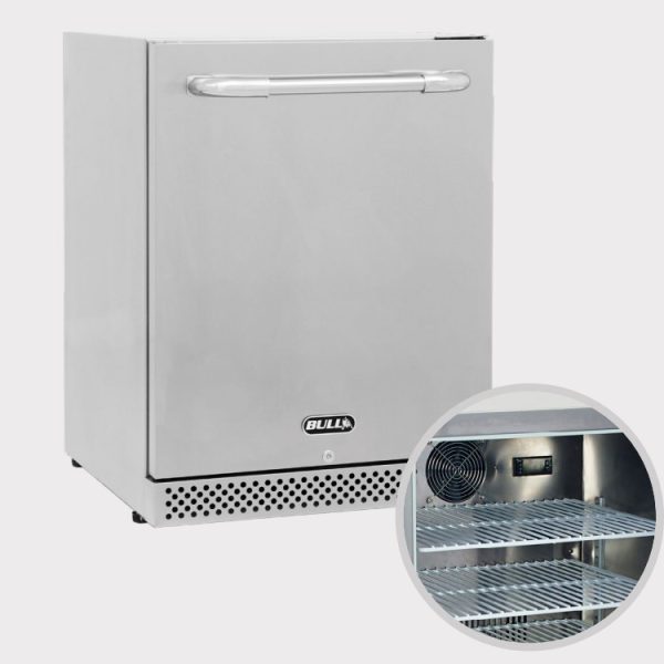 BULL PREMIUM STAINLESS STEEL Outdoor Fridge 150 Lts