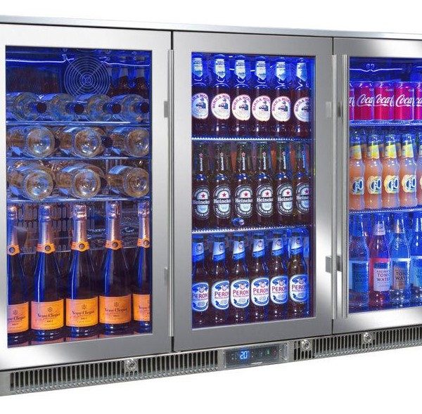 Blastcool Extremis XP3 Triple Glass Door Outdoor Fridge