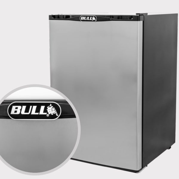 BULL STANDARD 130 Lts Refrigerator ( Stainless Steel Front Panel )