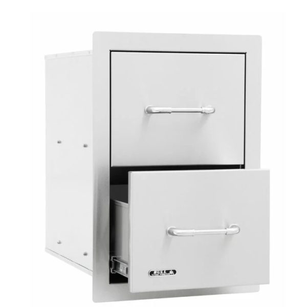 BULL DOUBLE DRAWER 325mm x 505mm Stainless Steel 304