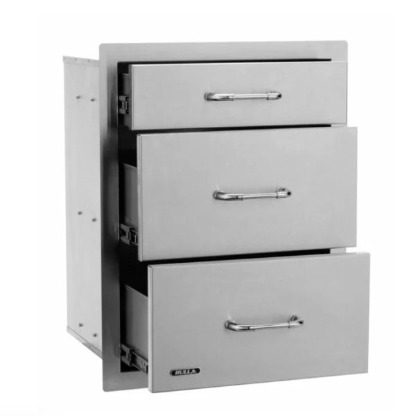 BULL Triple Drawer Stainless Steel 304