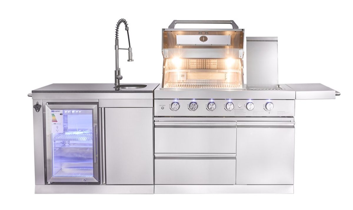 Outdoor kitchen MARMONT 4B classic series - silver