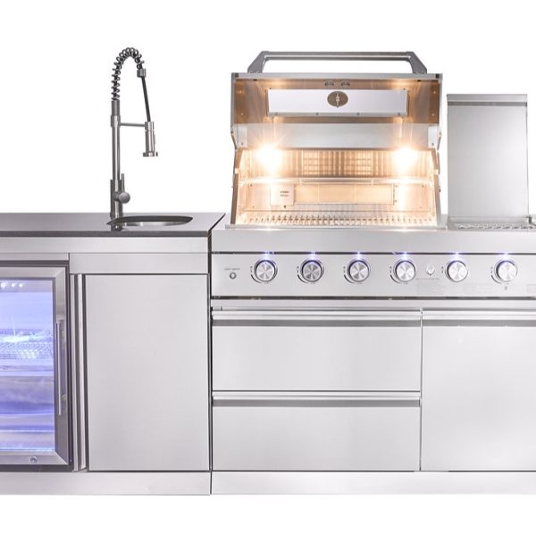 Outdoor kitchen MARMONT 4B classic series - silver