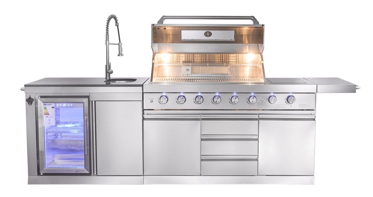 Outdoor Kitchen MARMONT 6B Classic Series – Silver