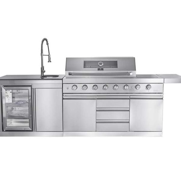 Outdoor Kitchen MARMONT 6B Classic Series – Silver