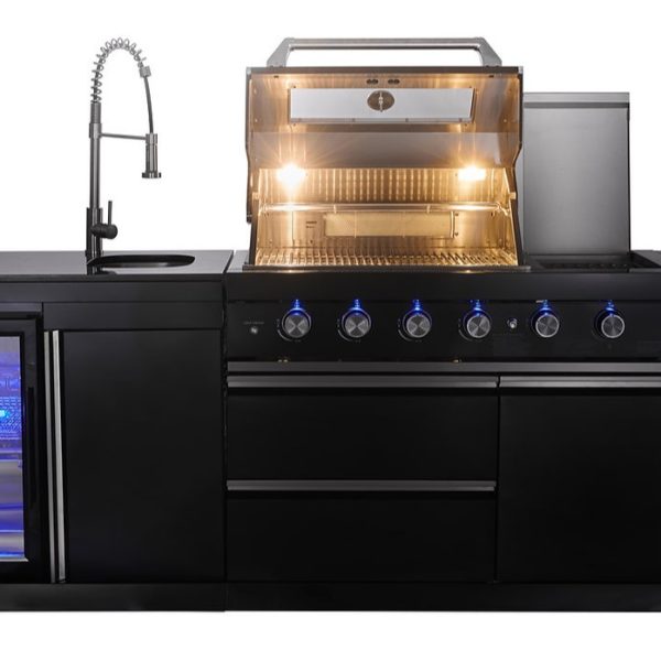 Outdoor Kitchen MARMONT 4B Classic Series – Satin Black
