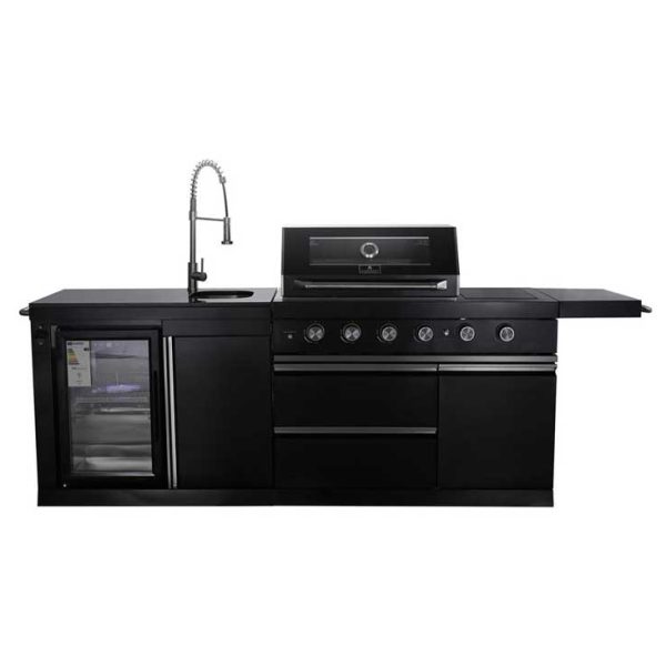 Outdoor Kitchen MARMONT 4B Classic Series – Satin Black