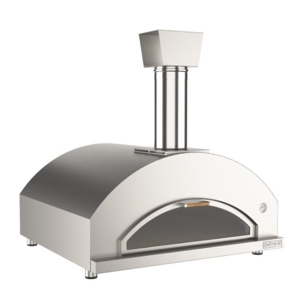 OVENEAT WDD-5X Wood Pizza Oven – Stainless Steel (Glass Door)