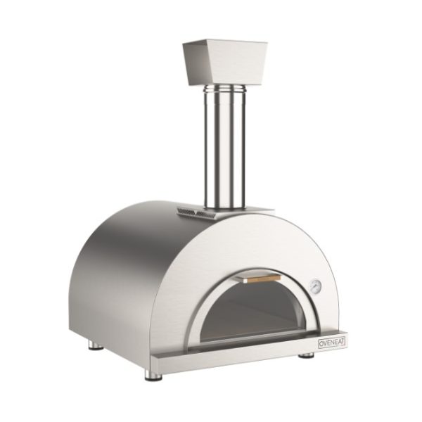 OVENEAT WDD-2X Wood Pizza Oven – Stainless Steel (Glass Door)